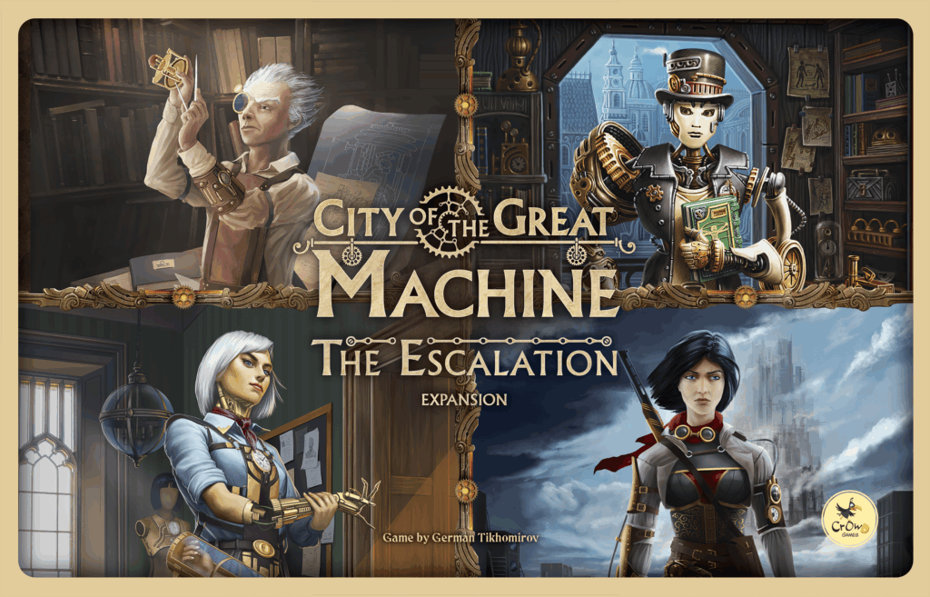 City of the Great Machine: The Escalation board game cover