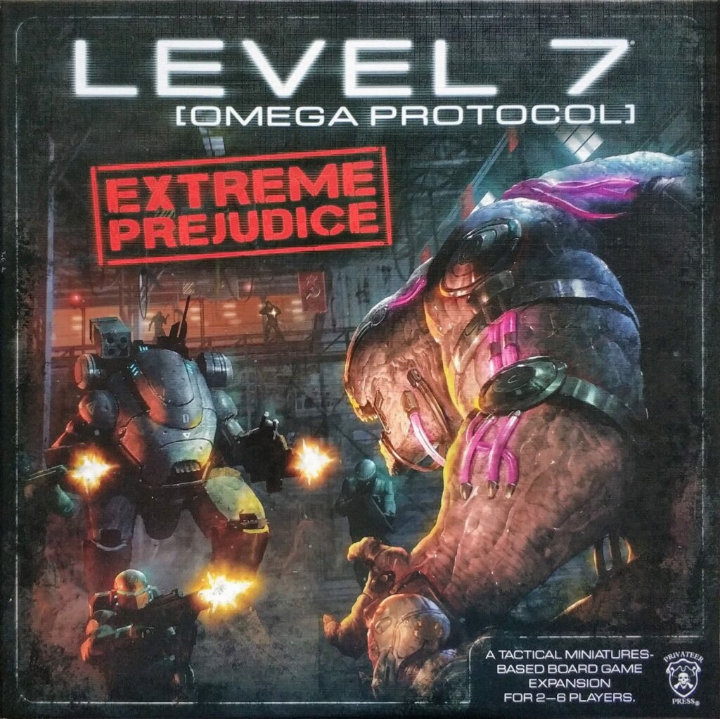 Level 7 [Omega Protocol]: Extreme Prejudice board game cover
