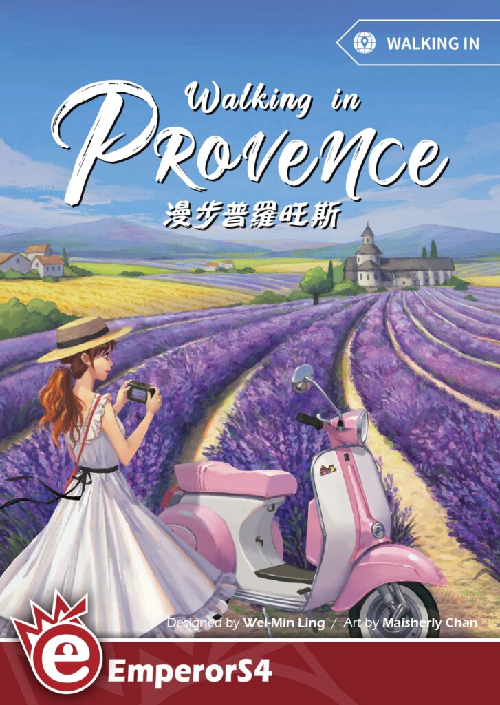 Walking in Provence board game cover