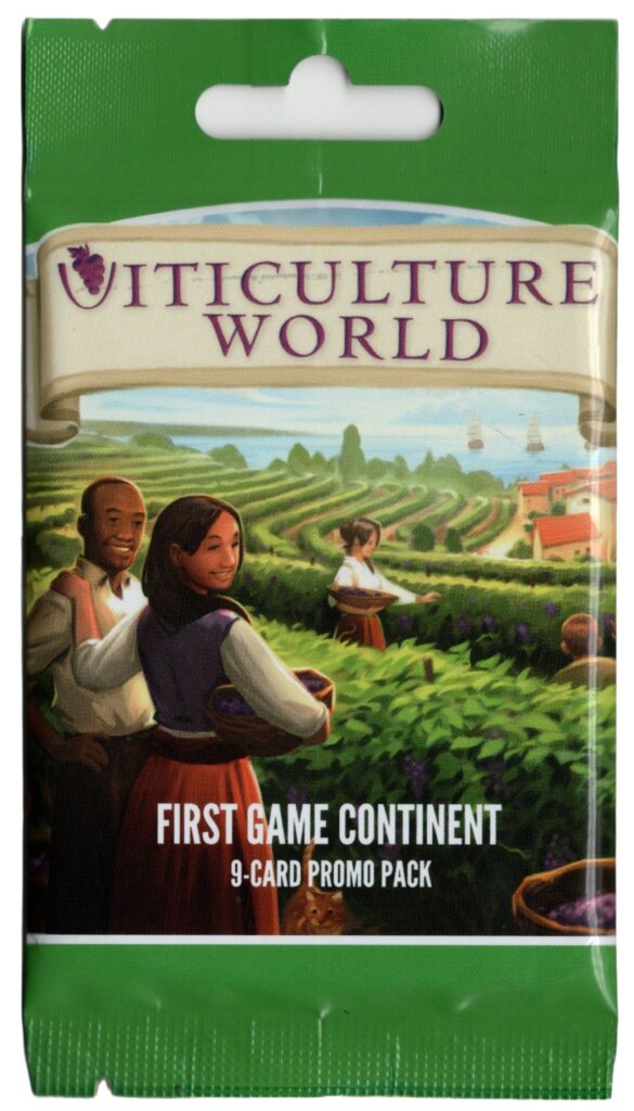 Viticulture World: First Game Continent Promo Pack board game cover