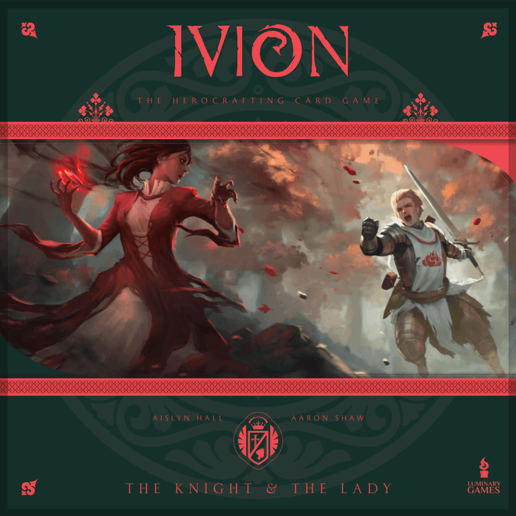 Ivion: The Knight & The Lady board game cover