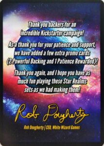Star Realms: Frontiers – Kickstarter Promo Pack board game cover