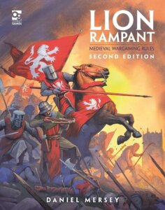 Lion Rampant: Medieval Wargaming Rules Second Edition board game cover