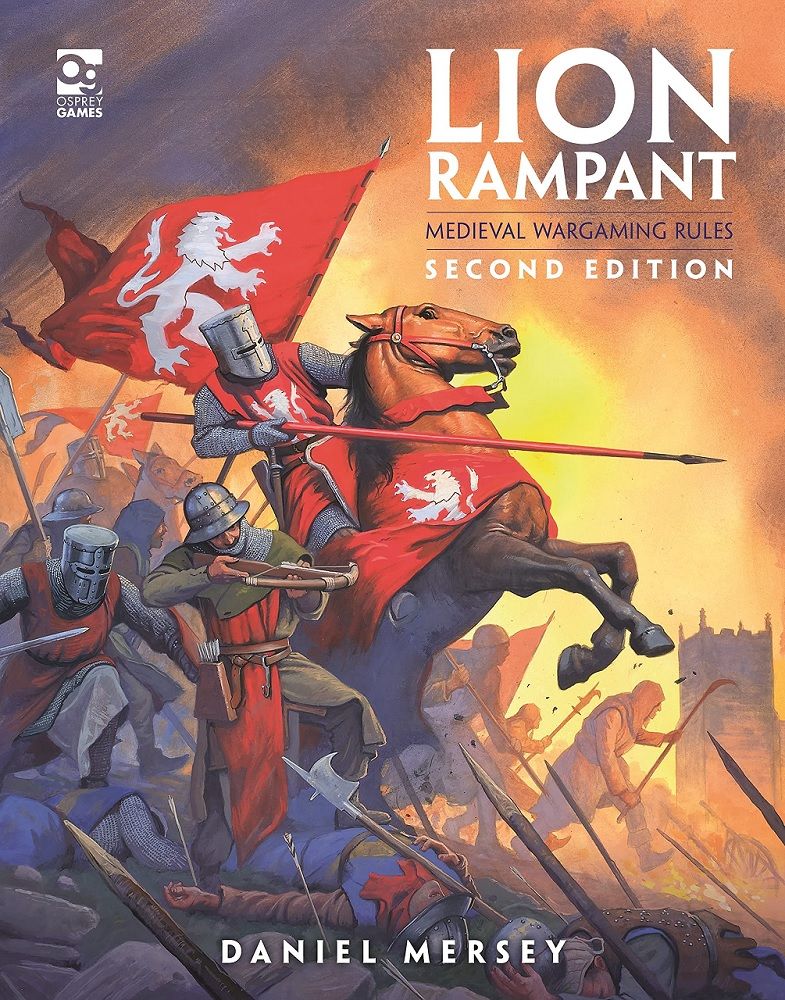 Lion Rampant: Medieval Wargaming Rules Second Edition board game cover