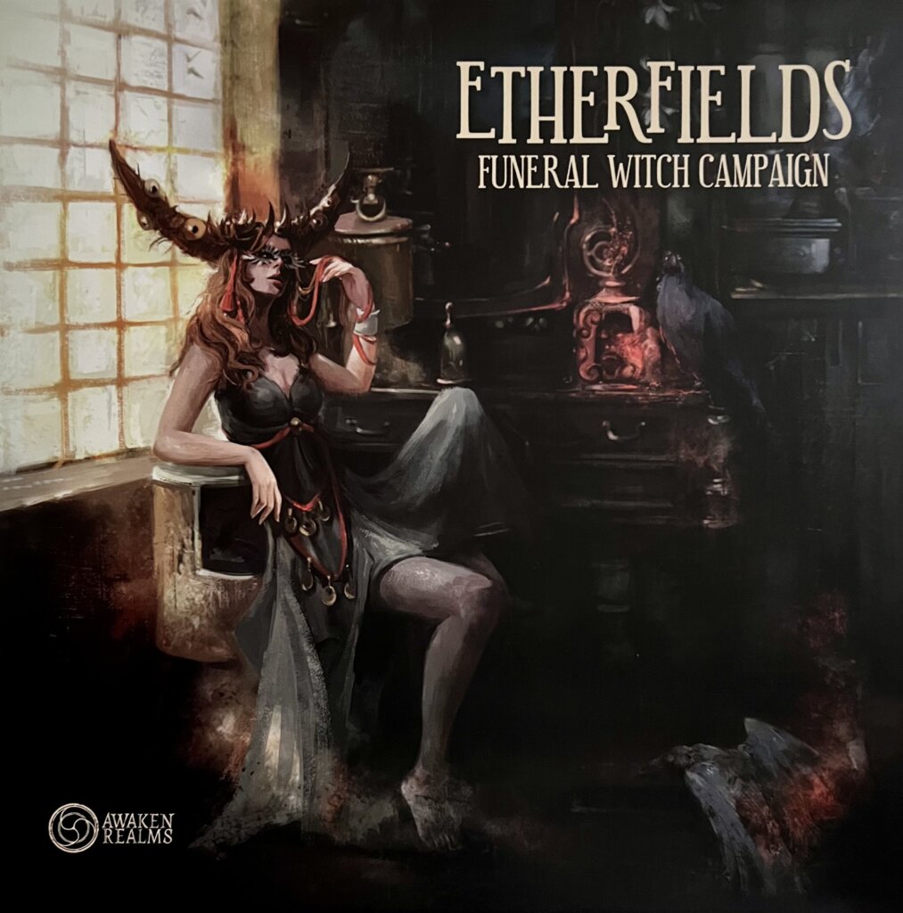 Etherfields: Funeral Witch Campaign board game cover