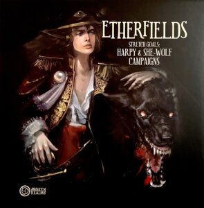 Etherfields: Stretch Goals – Harpy & She-Wolf Campaigns board game cover