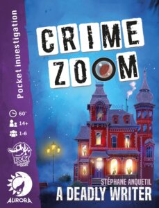 Crime Zoom: A Deadly Writer board game cover