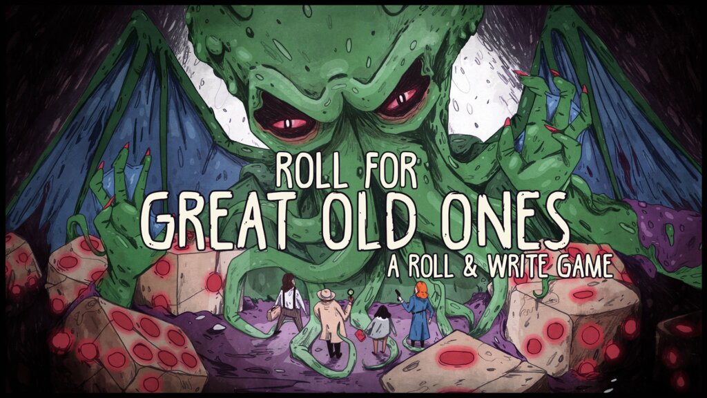 Roll for Great Old Ones: A Roll & Write Game board game cover