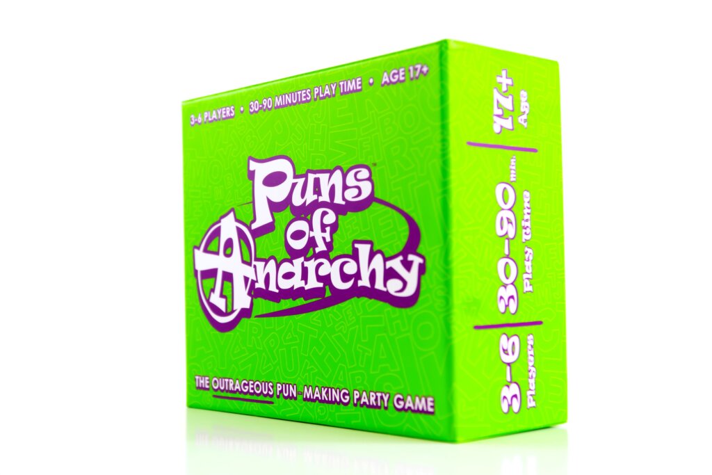 Puns of Anarchy board game cover
