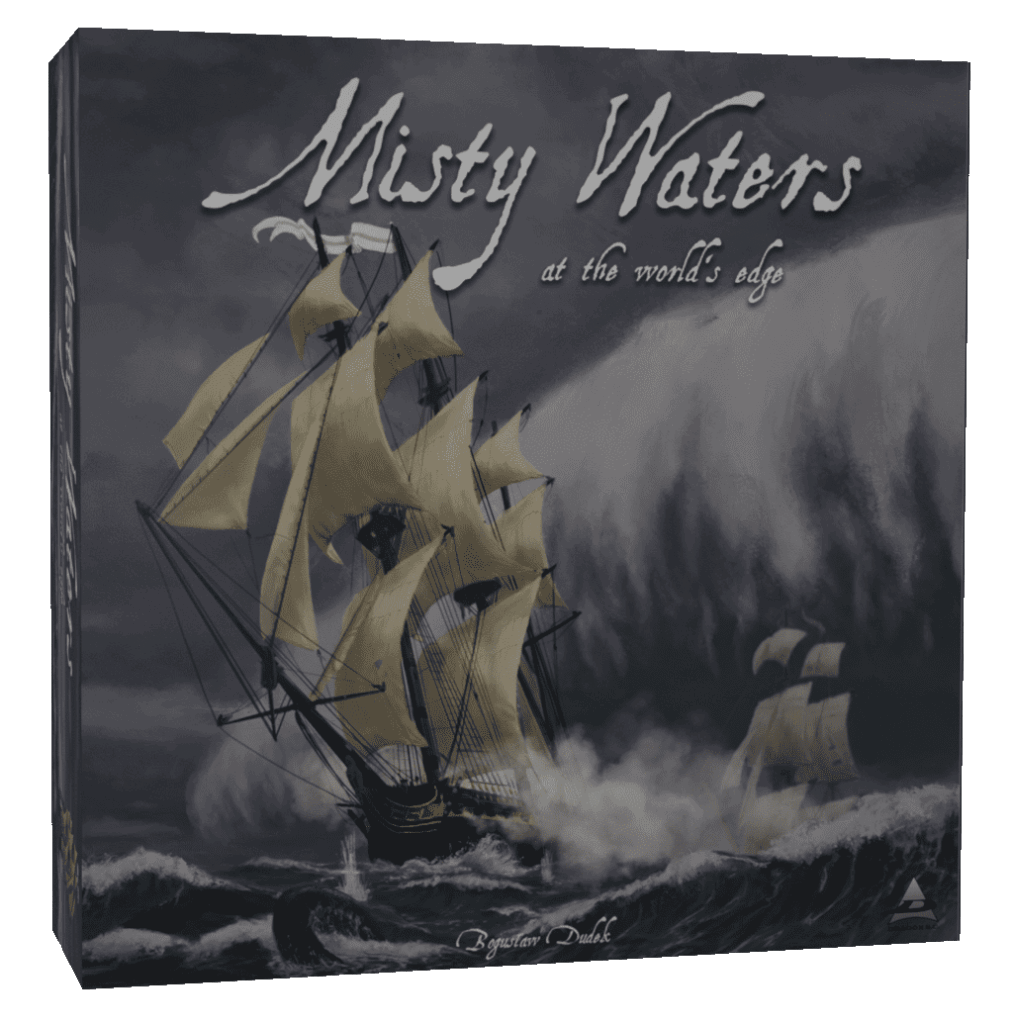 Misty Waters: At the World’s Edge board game cover