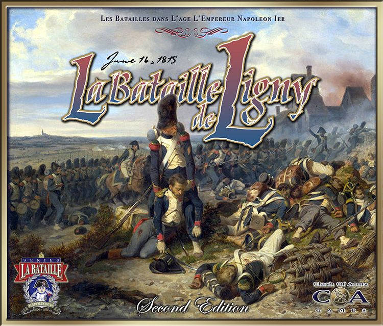 La Bataille de Ligny board game cover