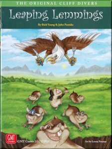 Leaping Lemmings board game cover