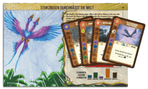 Spirit Island: Sturzregen durchnässt die Welt board game cover
