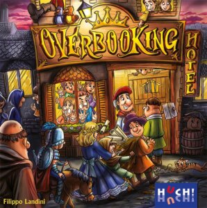 Overbooking board game cover