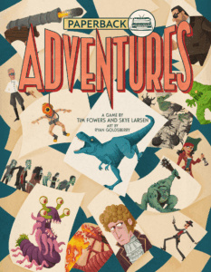 Paperback Adventures board game cover