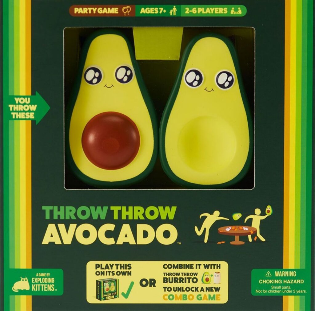 Throw Throw Avocado board game cover