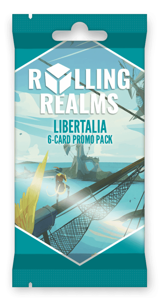 Rolling Realms: Libertalia Promo Pack board game cover