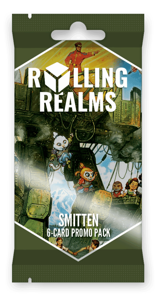 Rolling Realms: Smitten Promo Pack board game cover
