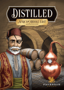 Distilled: Africa & Middle East Expansion board game cover