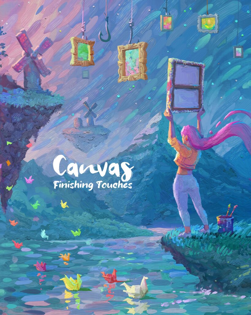 Canvas: Finishing Touches board game cover
