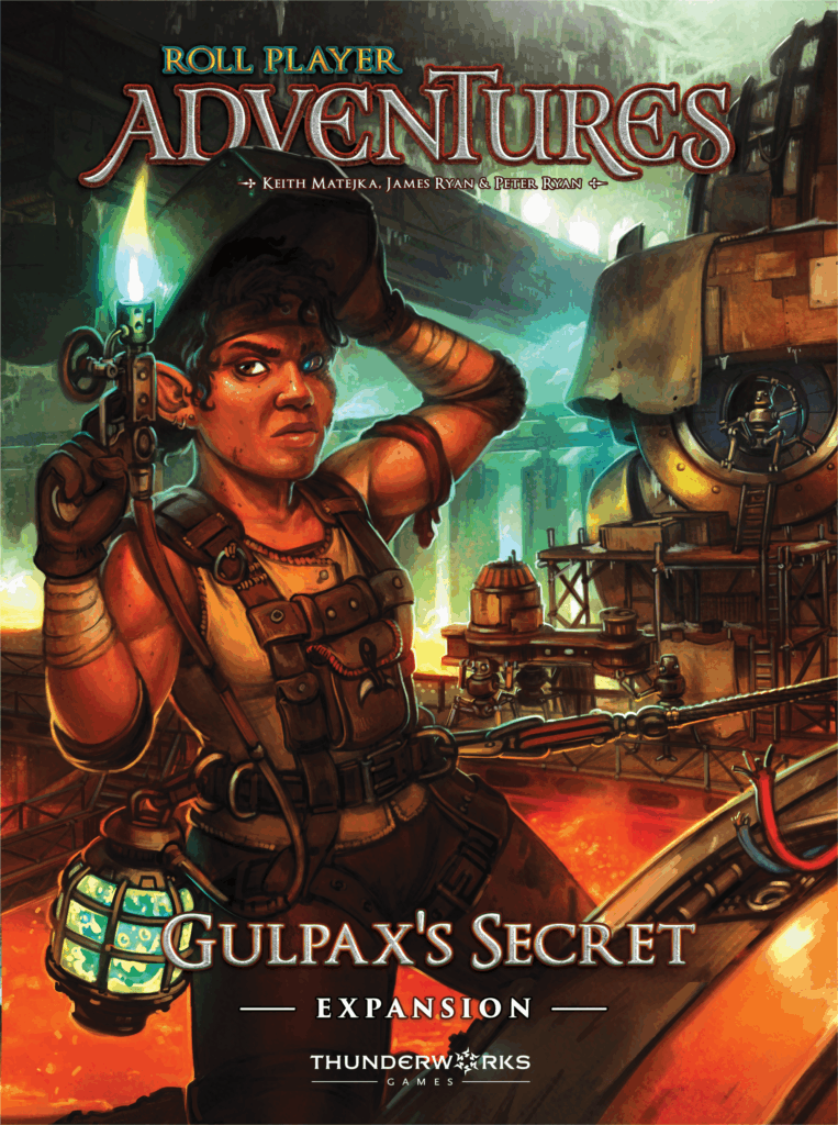 Roll Player Adventures: Gulpax’s Secret board game cover