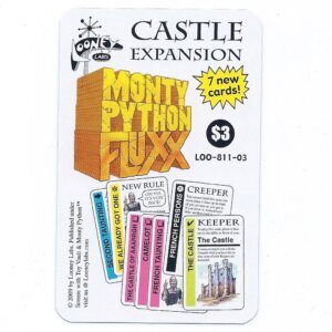 Monty Python Fluxx: Castle Expansion board game cover