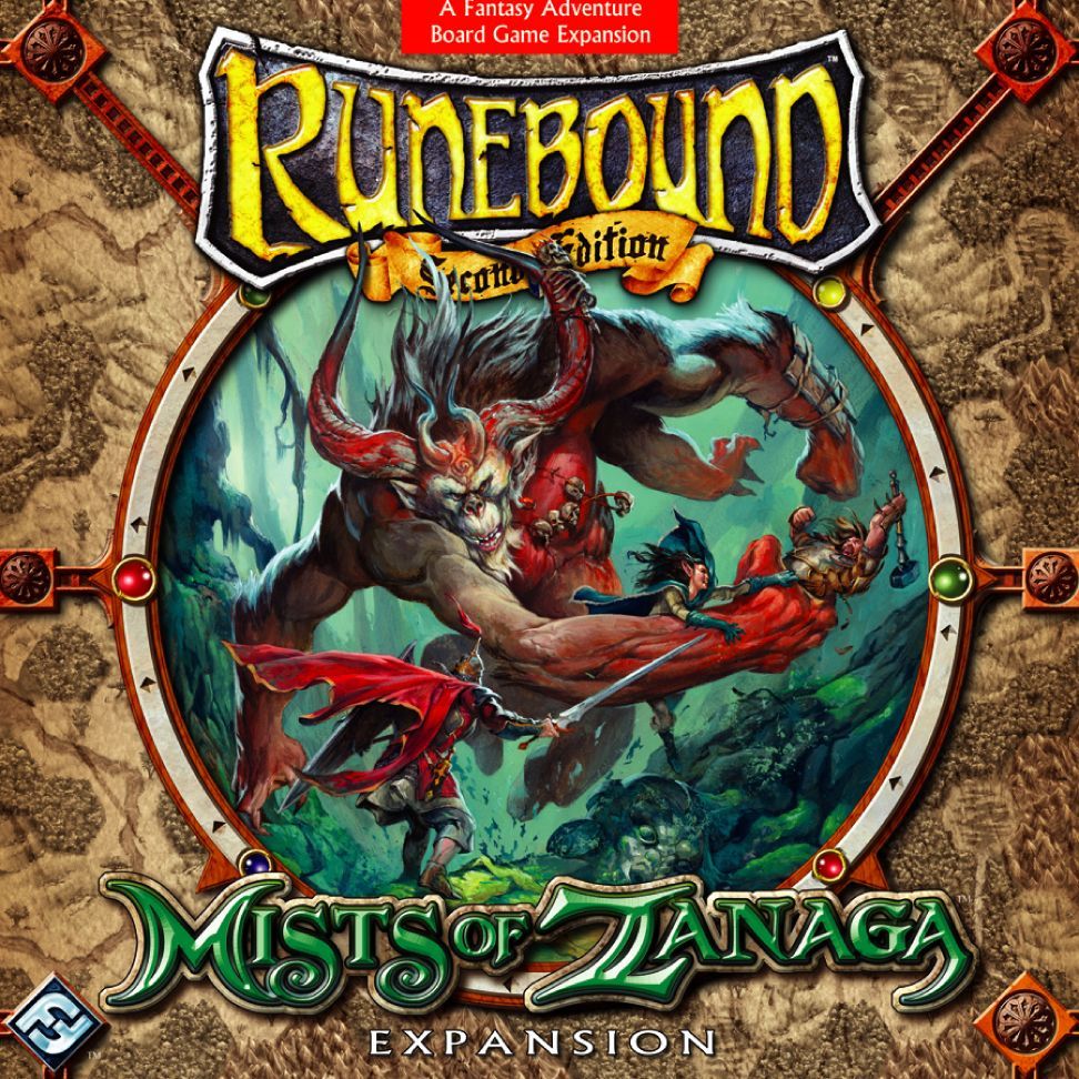 Runebound: Mists of Zanaga board game cover