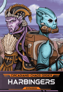 Circadians: Chaos Order – Harbingers Expansion board game cover