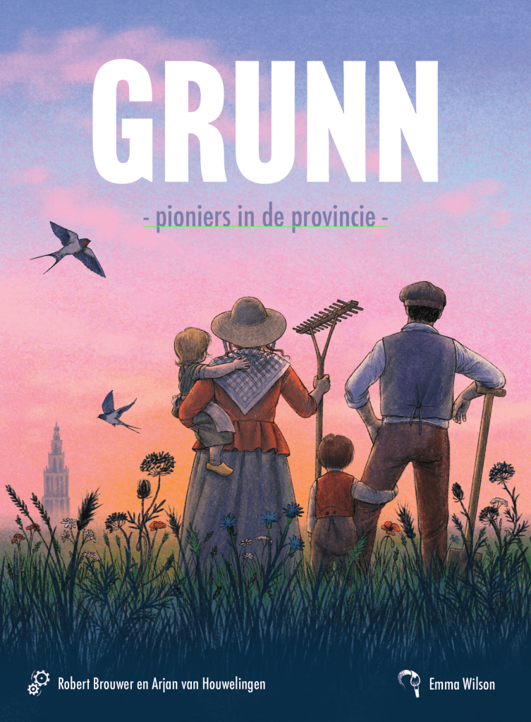 GRUNN: Pioniers in de Provincie board game cover