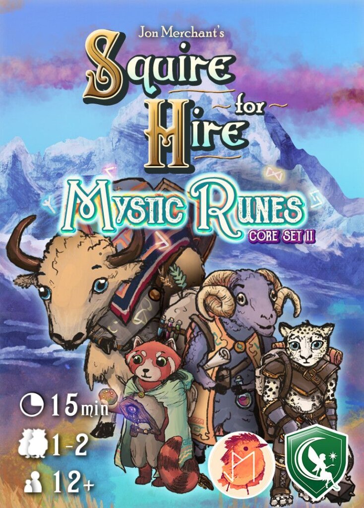 Squire for Hire: Mystic Runes board game cover