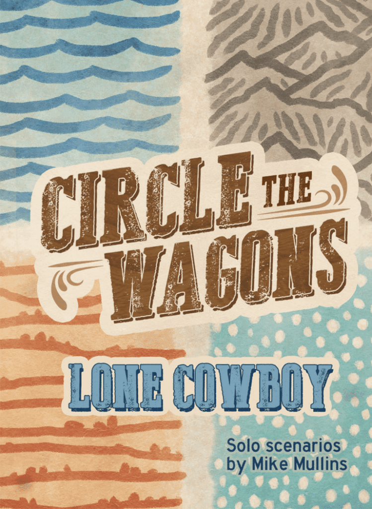 Circle the Wagons: Lone Cowboy board game cover