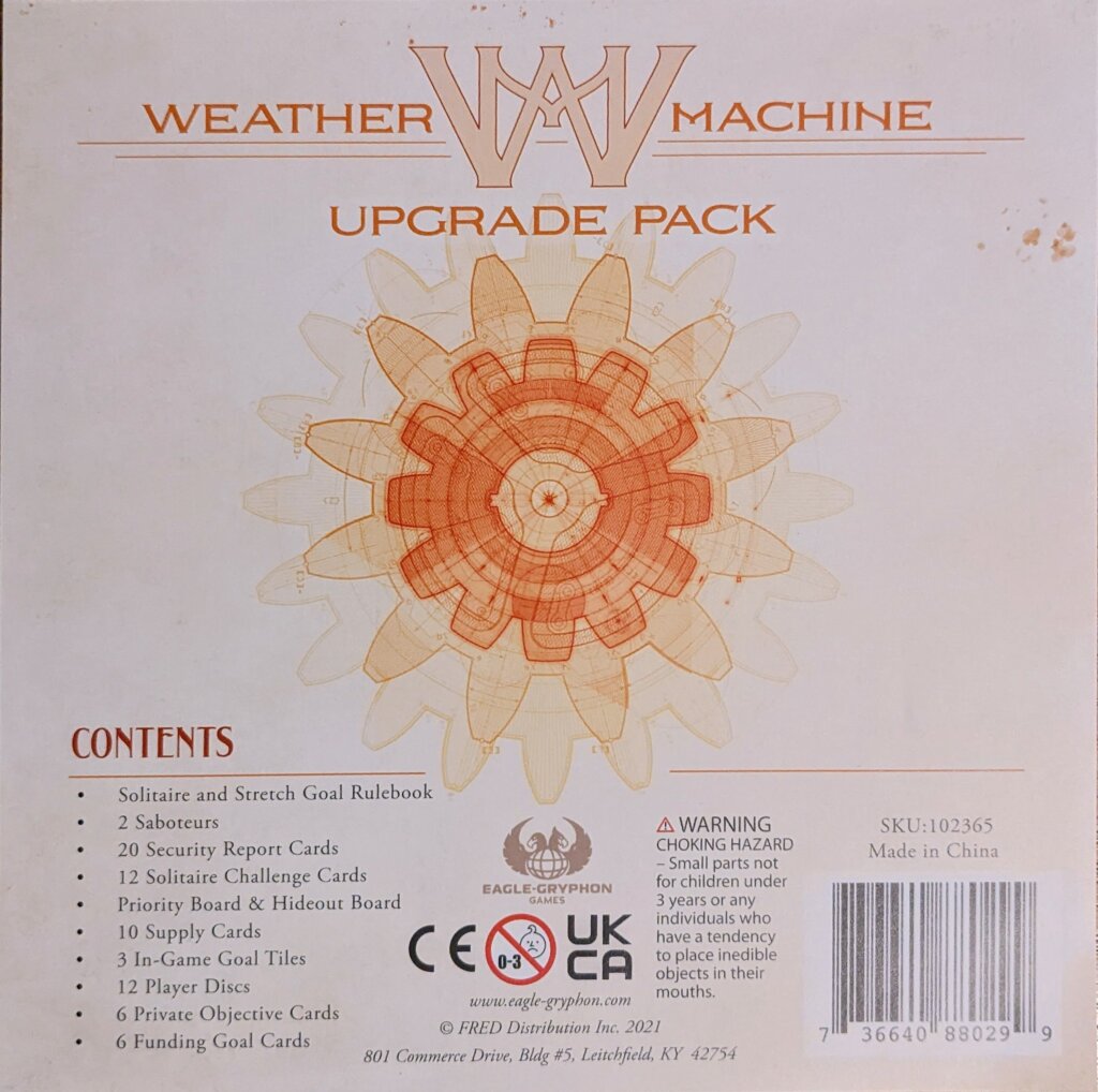 Weather Machine: Upgrade Pack board game cover
