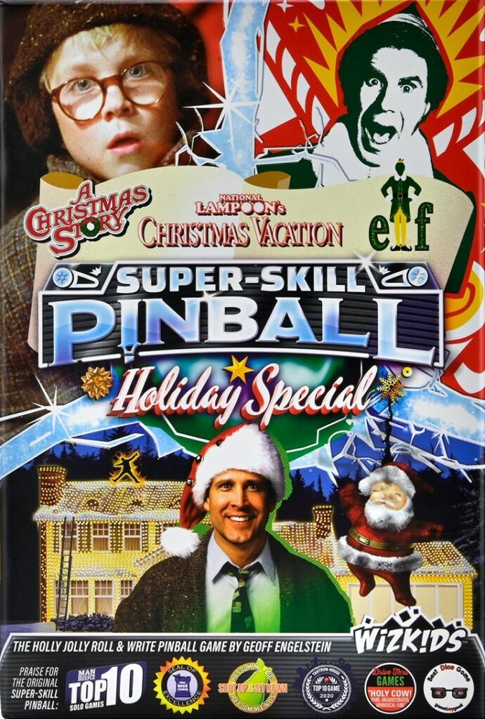 Super-Skill Pinball: Holiday Special board game cover