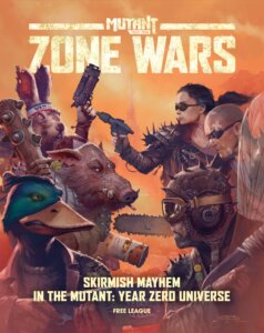 Mutant Year Zero: Zone Wars board game cover