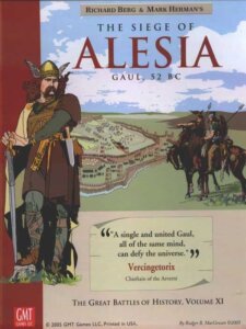 The Siege of Alesia: Gaul, 52 B.C. board game cover