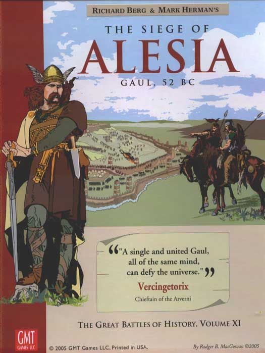 The Siege of Alesia: Gaul, 52 B.C. board game cover