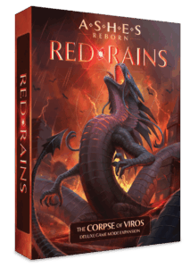 Ashes Reborn: Red Rains – The Corpse of Viros board game cover