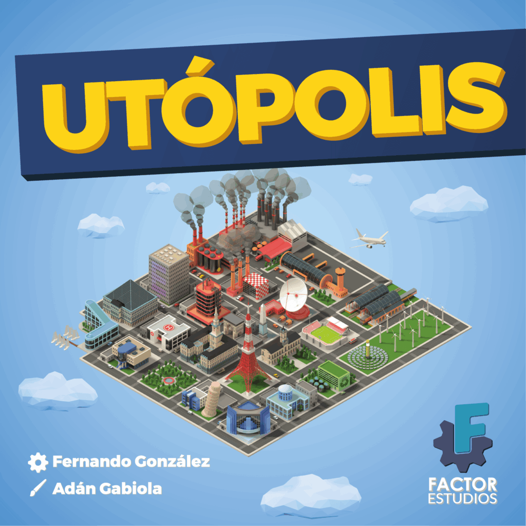 Utópolis board game cover
