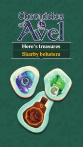 Chronicles of Avel: Hero’s Treasures board game cover