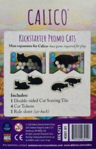 Calico: Kickstarter Promo Cats board game cover