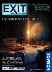 EXIT: The Game – The Professor’s Last Riddle board game cover
