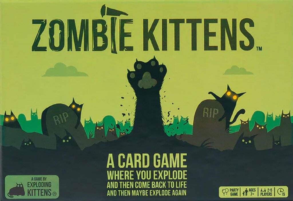 Zombie Kittens board game cover