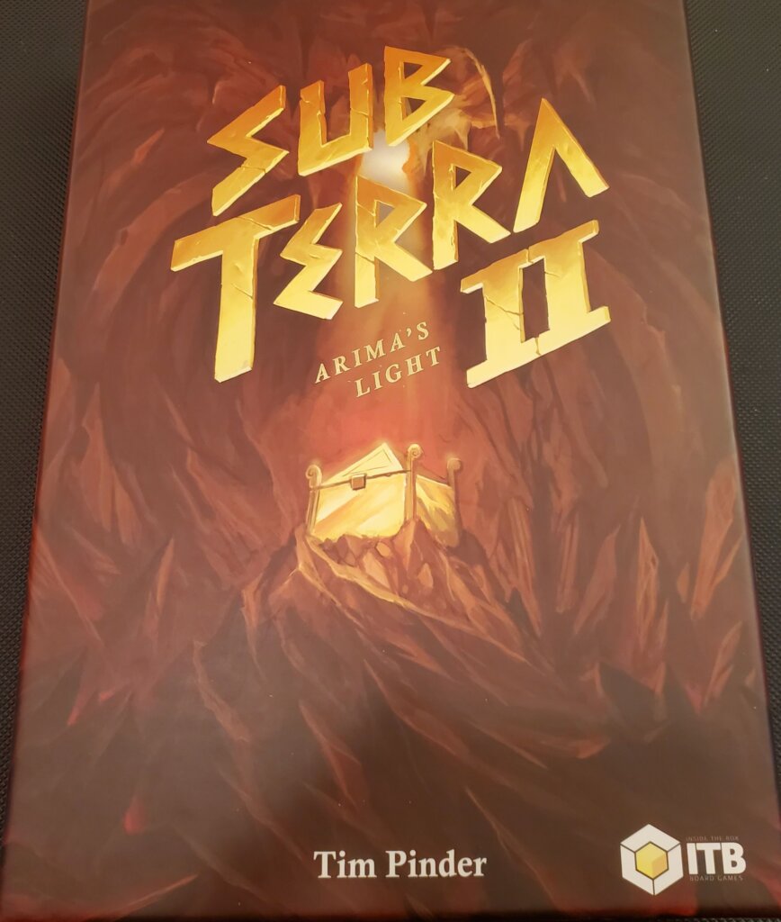 Sub Terra II: Arima’s Light board game cover