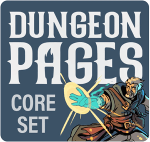 Dungeon Pages: Core Set board game cover