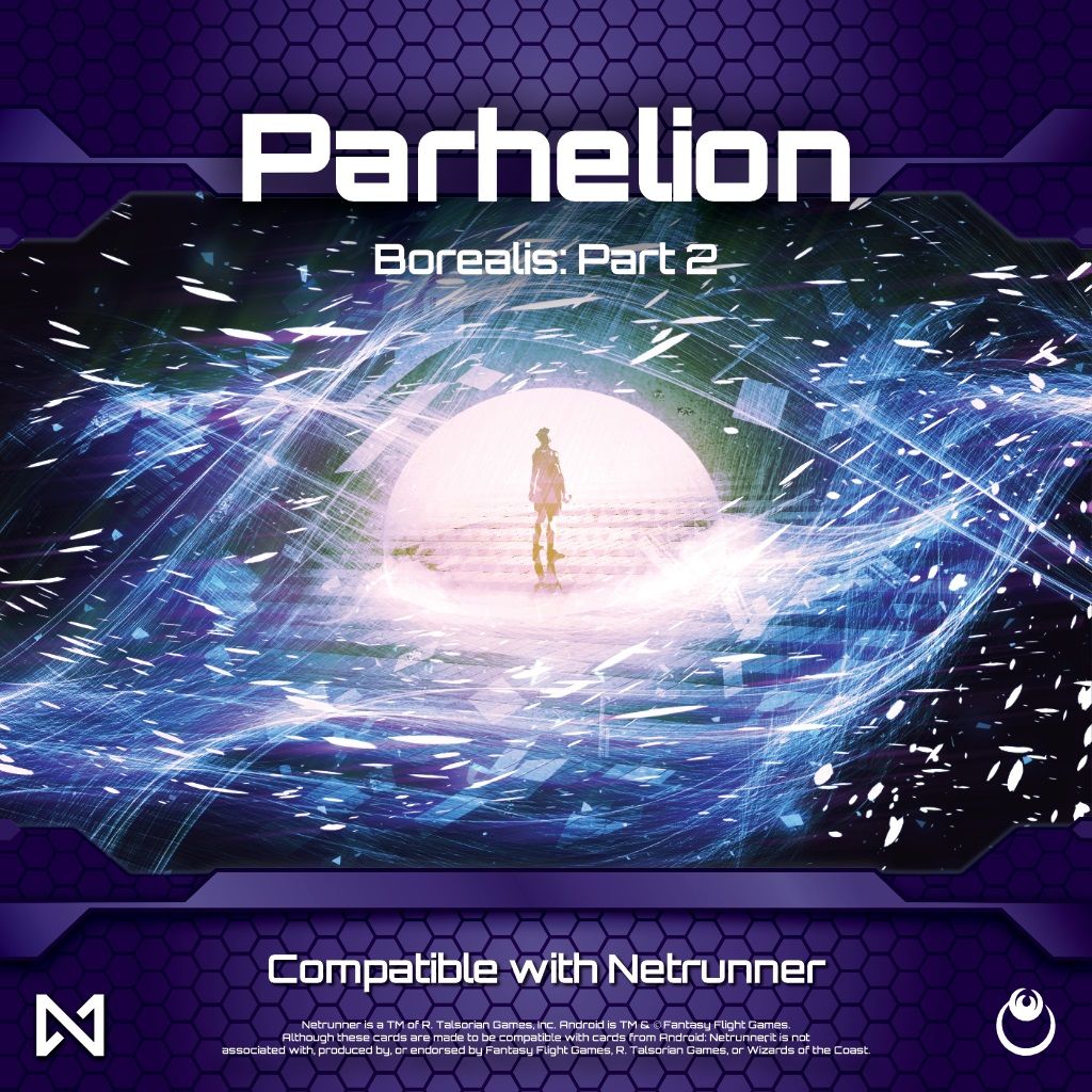 Parhelion: Borealis – Part 2 (fan expansion for Android: Netrunner) board game cover