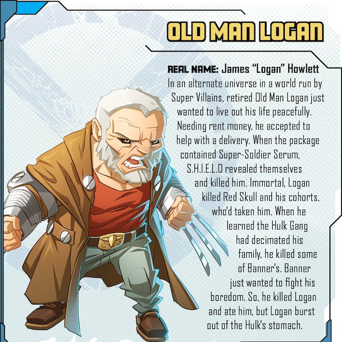 Marvel United: X-Men – Old Man Logan board game cover