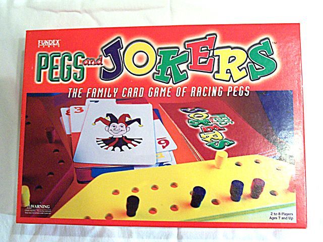 Pegs and Jokers board game cover