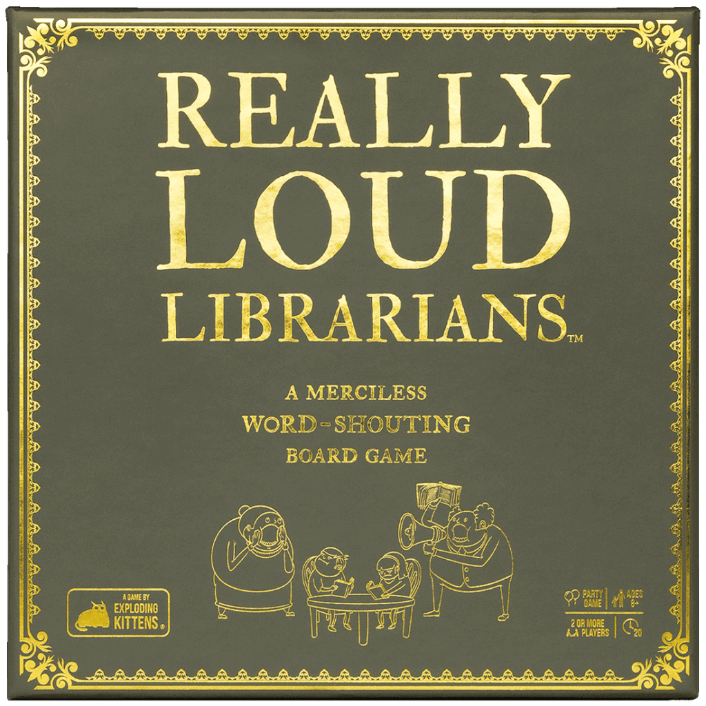 Really Loud Librarians board game cover