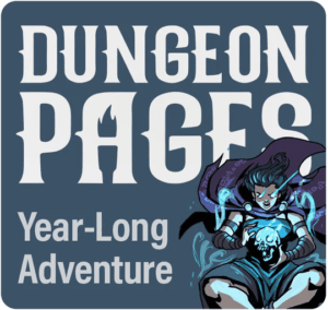 Dungeon Pages: Year-Long Adventure Set board game cover