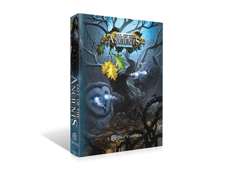 HEXplore It: The Forests of Adrimon – Fall of the Ancients board game cover